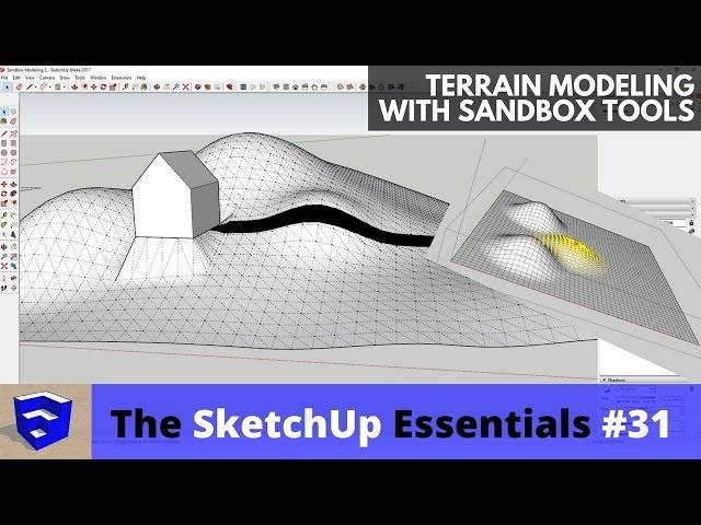 Terrain Modeling in SketchUp with Sandbox Tools - The SketchUp Essentials #31