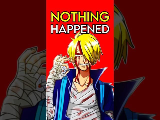 Sanji’s “Nothing Happened” Moment in One Piece