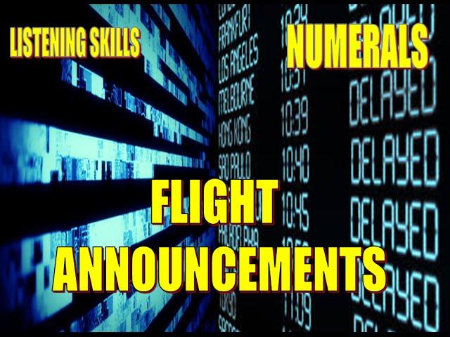 flight announcement