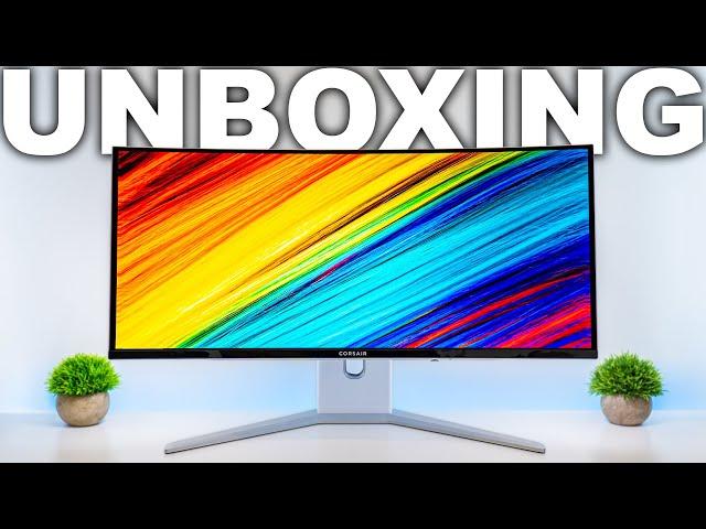 Corsair Xeneon 34WQHD240-C 34" Ultrawide 240Hz QD-OLED Unboxing