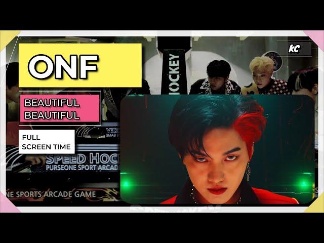 ONF (온앤오프) Beautiful Beautiful - Full Screen Time Distribution [Color Coded]