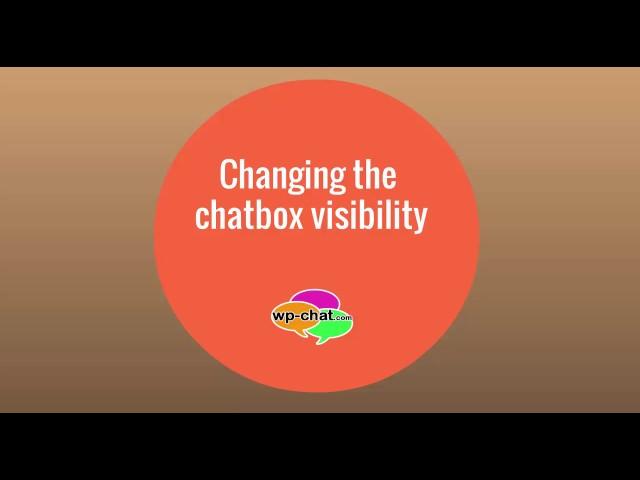 Online Chat Plugin.Chatbox Visibility in wordpress website .