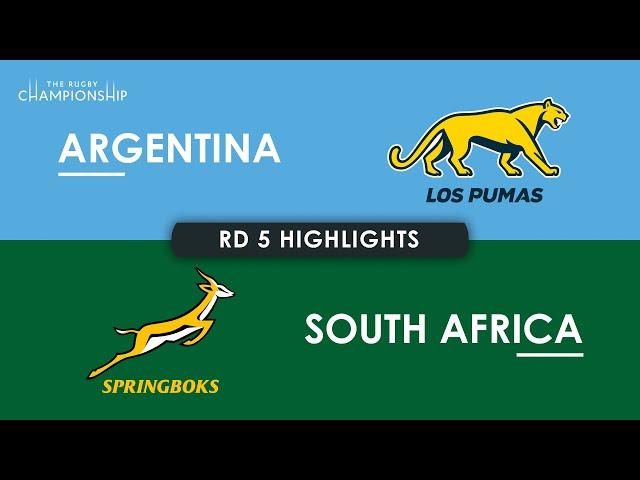 HIGHLIGHTS | ARGENTINA v SOUTH AFRICA | The Rugby Championship 2024