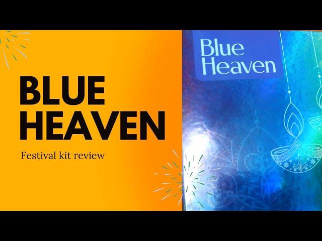 Blue heaven be beautiful festival kit review/makeup under 700₹ @diptishamshersvlog694#blueheaven