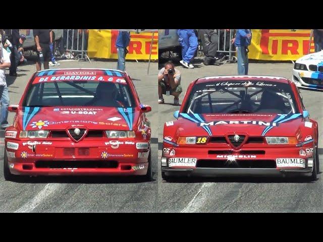 550Hp Alfa 155 GTA Vs 12.000RPM Alfa 155 DTM || Turbo Monster VS NA Screamer