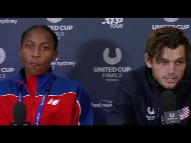 United Cup 2025 - Coco Gauff, Taylor Fritz & USA : "We are ready to play Swiatek, Hukarcz's Poland"