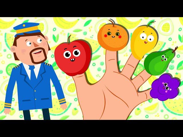 Fruits Finger Family| Finger Family Song | Nursery Rhymes For Kids | Captain Discovery