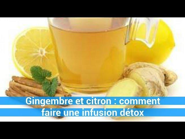 remede naturel - Gingembre et citron : comment faire une infusion détox c0ns3ils