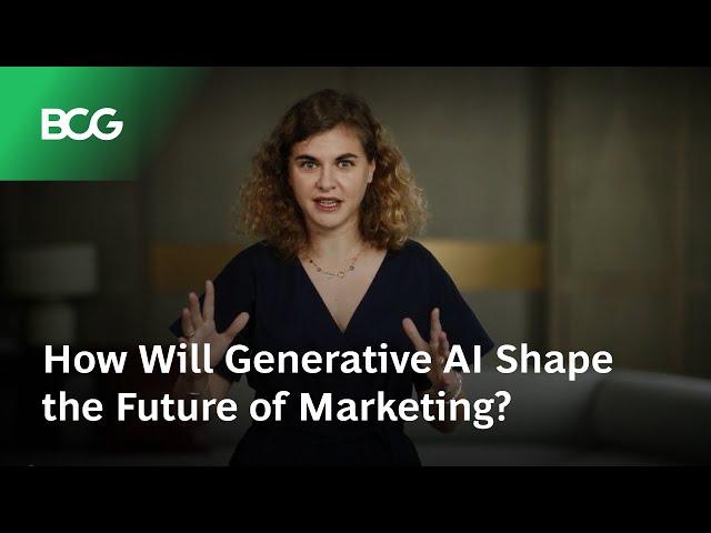 How Will Generative AI Shape the Future of Marketing?