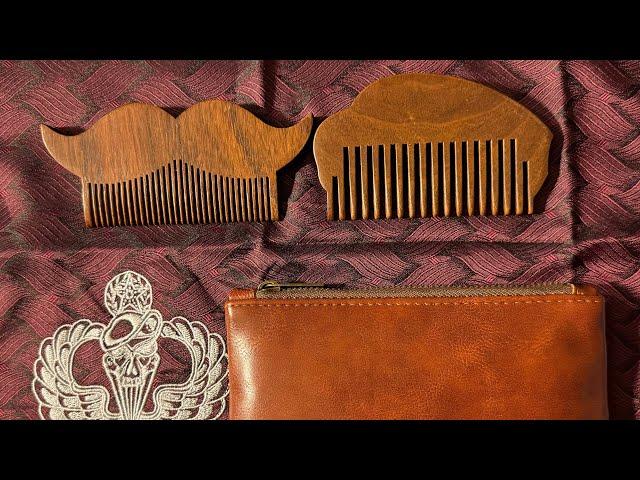 Sandlewood Combs from Prazoli Products For The Mustached Man Who Just Loves His Grooming.