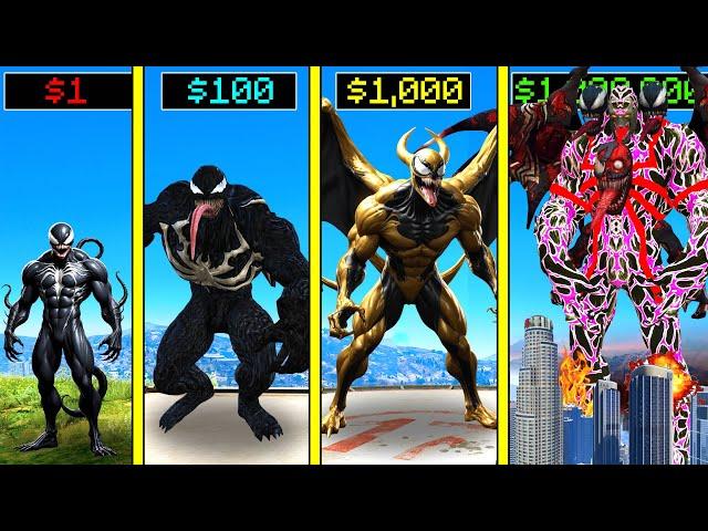 $1 VENOM to $1,000,000 DARK CARNAGE VENOM in GTA 5!