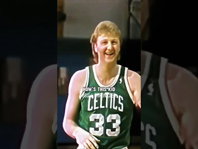 When a Rookie Larry Bird Showed Up to Practice and Dominated | @AllTheSmokeProductions #shorts