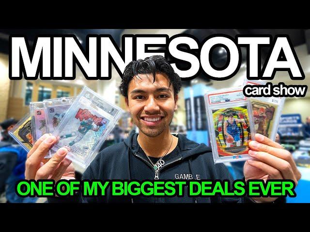 THIS IS ONE OF MY BIGGEST SPORT CARD DEALS EVER at MINNESOTA CARD SHOW!!