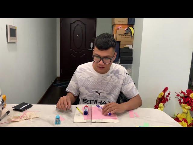 How to make message gift box, Part 6