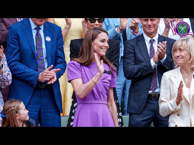 HRH The Princess of Wales arrives on Centre Court | Wimbledon 2024