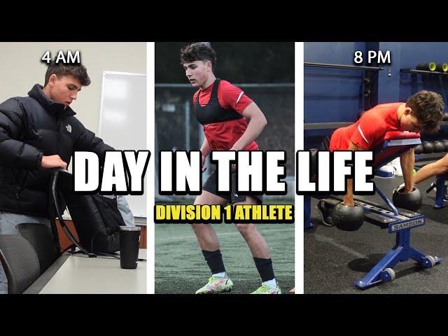 DAY IN THE LIFE OF A D1 ATHLETE (SOCCER PLAYER)