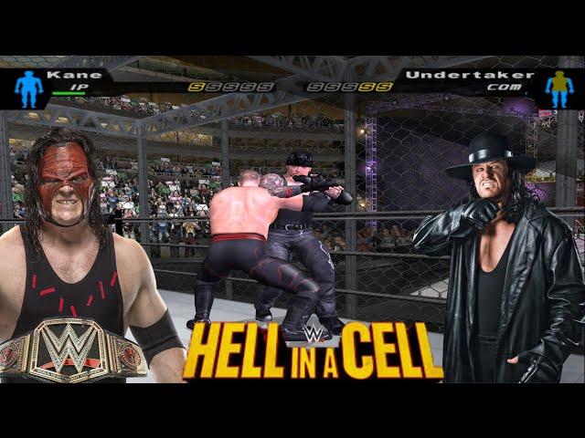 Hell in a cell Match. Kane vs Undertaker . Brothers of destruction.