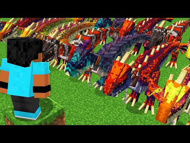 O EXÉRCITO DO DRAGÃO MAIS FORTE DO MINECRAFT