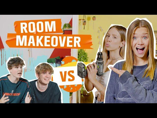 JULIA BEAUTX neues ZIMMER! (Wie reagiert Moritz???  Zimmer-Duell! ) | MACH MAL mit OBI