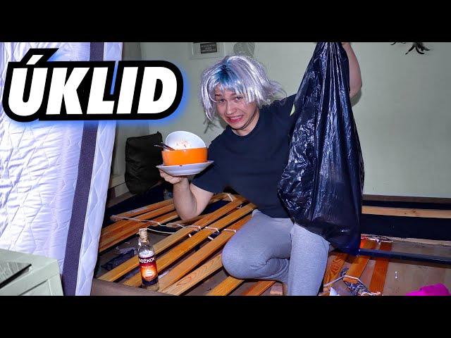 ️ Ony BORDEL uklízí pod postelí ️ UKLÍZECÍ VLOG