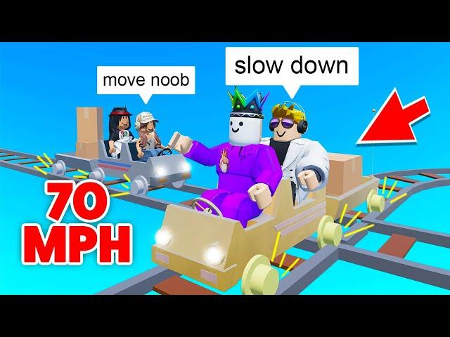 Roblox Cart Ride BUT Get To SPEED +70