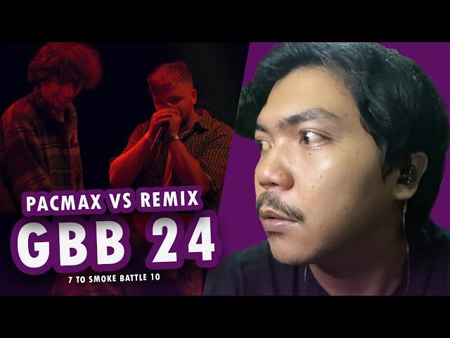 INDONESIA React | Pacmax vs Remix GBB24 7 to Smoke battle 10