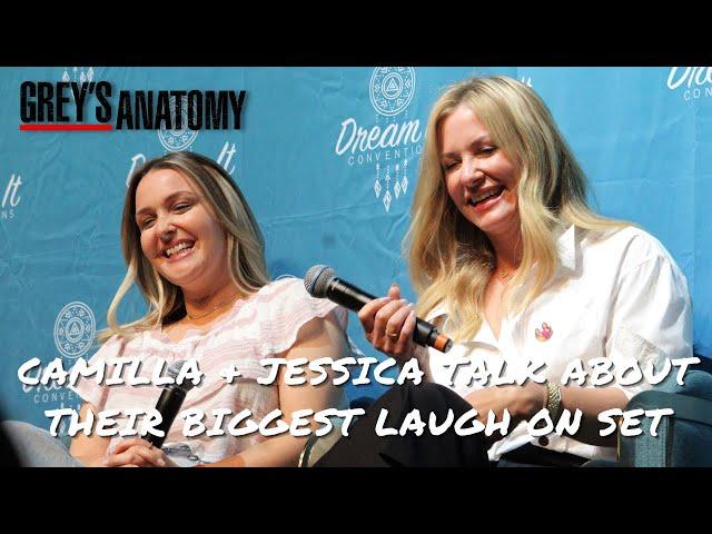 Jessica Capshaw & Camilla Luddington talk about their biggest laugh on Grey's & Arizona/Carina