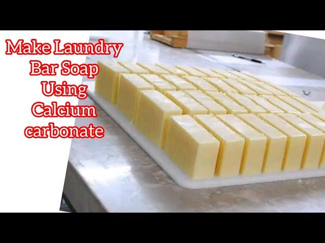 How to make Laundry Bar Soap with Calcium carbonate