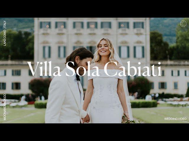 Villa Sola Cabiati Wedding Video | Jess & Maurice | Lake Como Italy