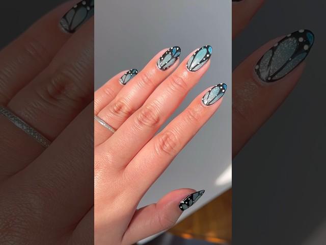 Butterfly wing nails  #springnails #butterflynails #nails2inspire