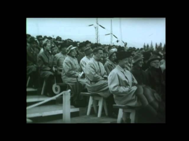 Inauguration of Stornorrfors hydropower station in 1959 (in Swedish)