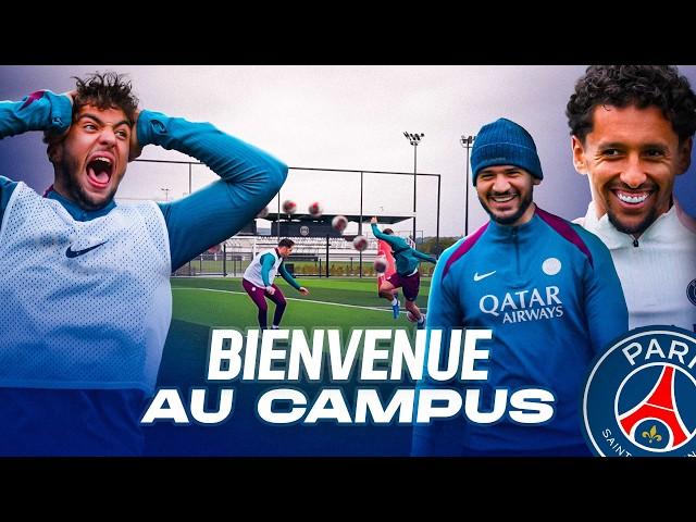 Bienvenue au Campus : @Aminematue's France Team trained at PSG Campus! ️