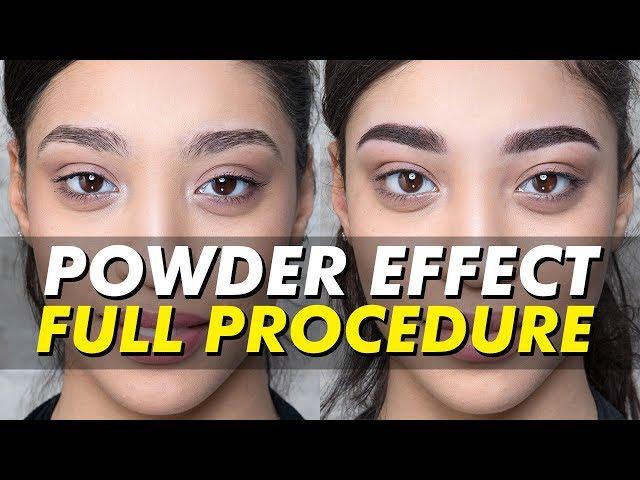 Powder/Ombré Eyebrow Tattoo | Shaded/Powdered Permanent makeup | Eye Design NY