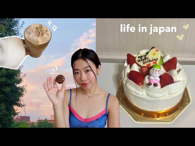 day in my life in japan | a chill vlog, birthday celebration & unboxing !! 