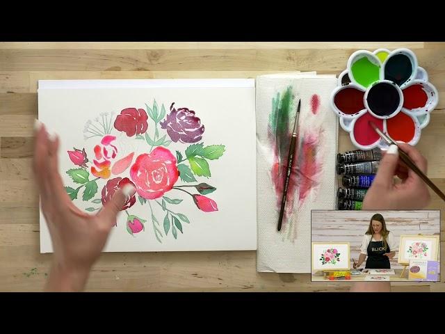 BLICK Art Materials Live — Loose Floral Watercolors with Ashley Nordin