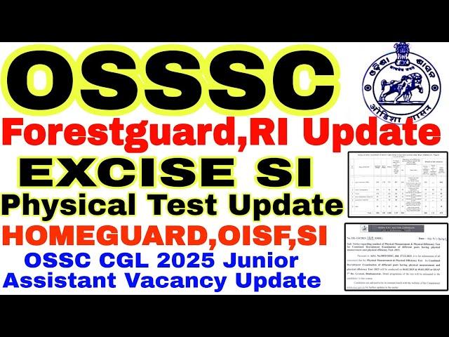 OSSSC Today Forestguard RI Update/OSSC JA,HomeGuard,SI,OISF Update/OSSC Physical Test Date