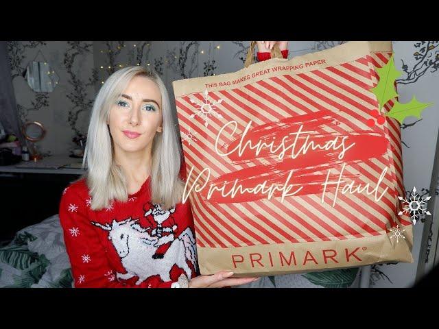 CHRISTMAS PRIMARK HAUL | Isobel Celine