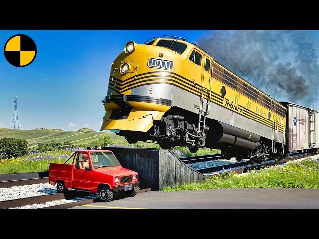 Trains and Car Crashes #9  BeamNG.Drive