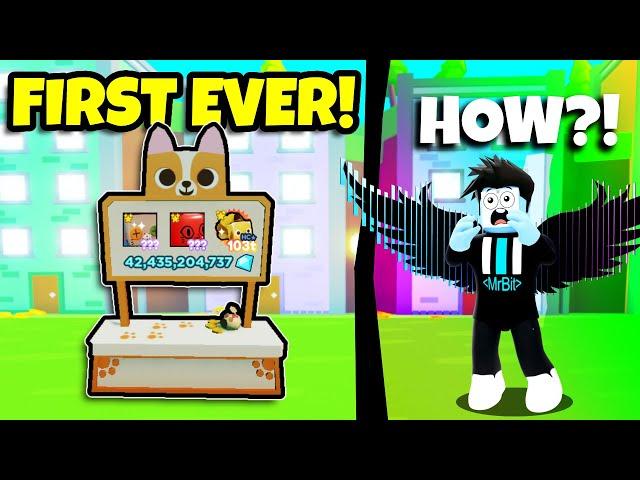 Trading Booth Update in Pet Simulator X - I SOLD the First PET! (Roblox) Mr Bitcoin