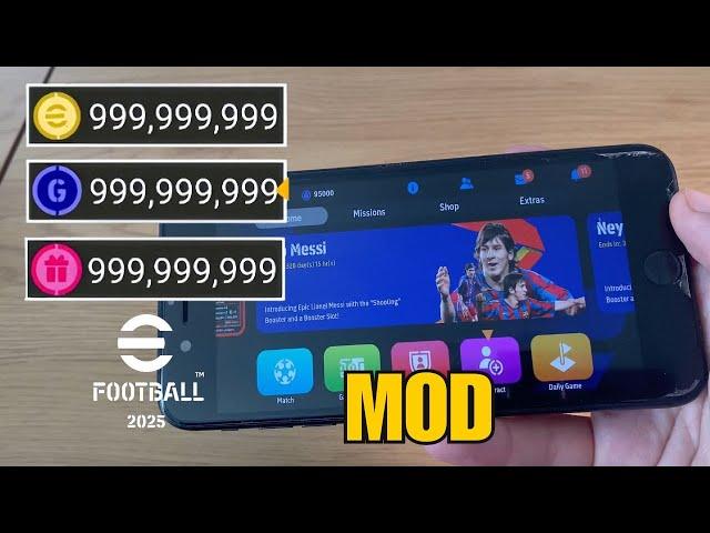 eFootball PES 2025 MOD APK iOS Gameplay (Unlimited Coins and Gp)