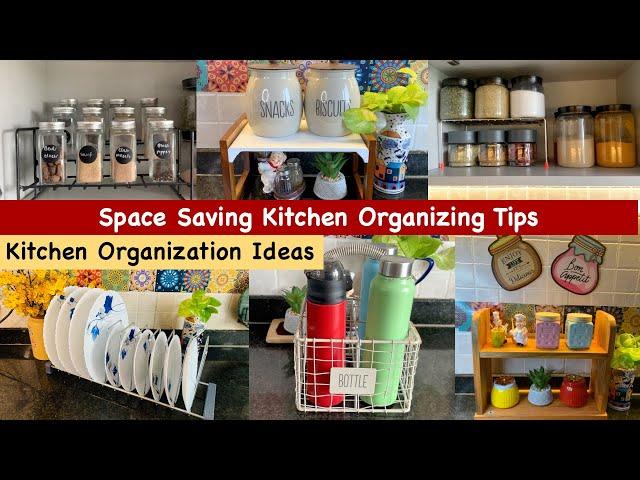 10 Space Saving KITCHEN Organizing Tips  | Simplify Your Space with Best Kitchen Organization Ideas