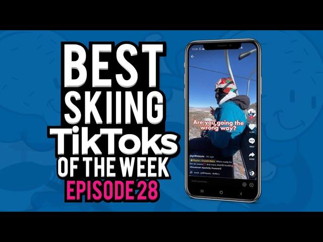 ANNOYING PEOPLE ON THE CHAIRLIFT! Best Skiing / Snowboarding TikToks of the Week #28