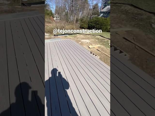 Nothing better than a maintenance free deck!