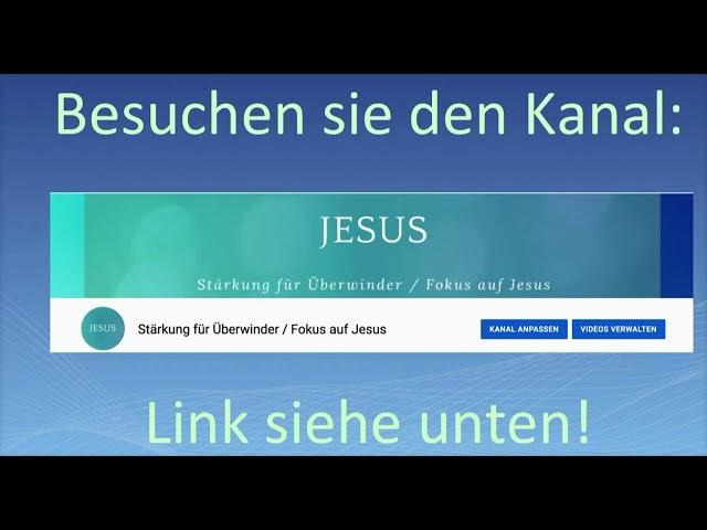 STÄRKUNG FÜR ÜBERWINDER / FOKUS AUF JESUS
