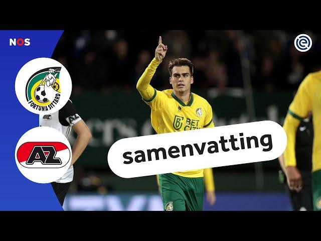 Belangrijk DOELPUNT in de SLOTMINUTEN  | Fortuna Sittard - AZ