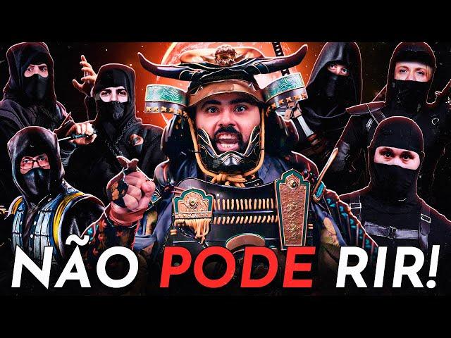 YASUKE VS NINJAS! NÃO PODE RIR ESPECIAL ASSASSIN'S CREED SHADOWS ft @castrobrothers