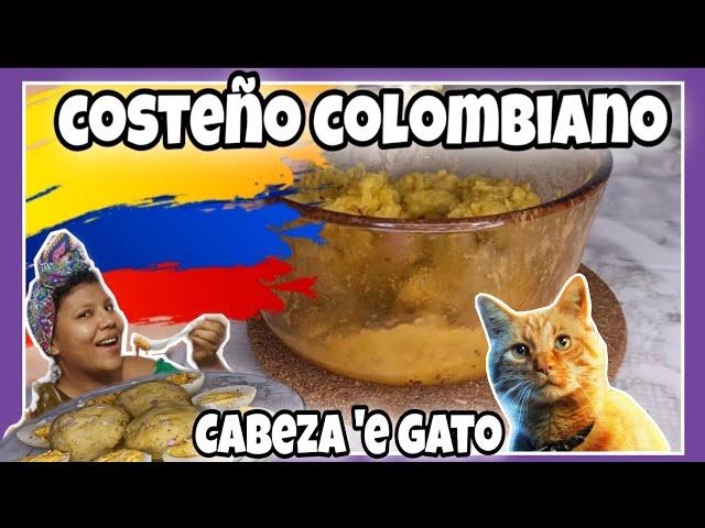 Cómo hacer CABEZA DE GATO COSTEÑO COLOMBIANO desayuno colombiano / Cocina Con Nelu