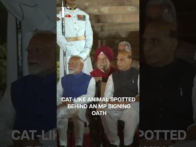 Watch: Mystery Animal Steals Spotlight At PM Modi's Swearing-in Ceremony | Subscribe to Firstpost