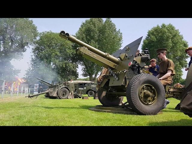 25-pounder Field Gun Firing - Crosfields ARLFC