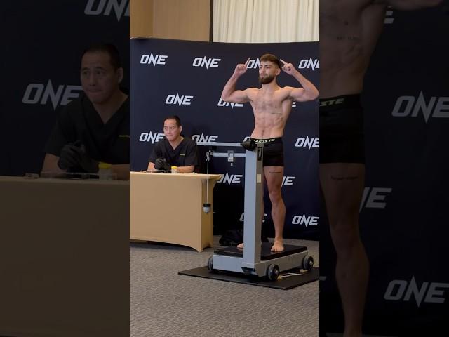 Ellis Barboza passes hydration, makes weight for ONE Fight Night 23 #onechampionship